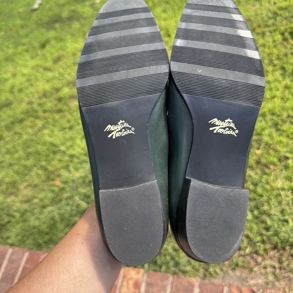 Mootsies‎ Tootsies Women's 7.5 M Hunter Green Leather Pumps Slip on Loafers EUC - Picture 8 of 9